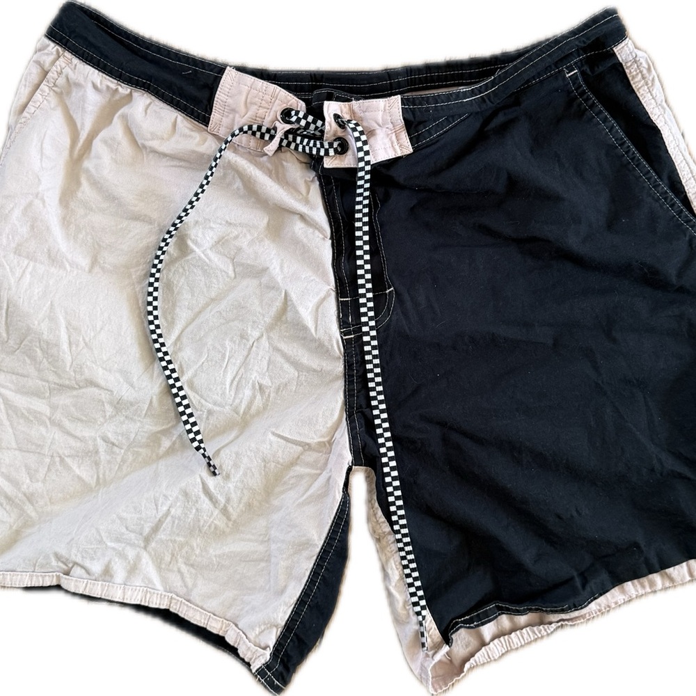 Two-Tone Swim Trunks